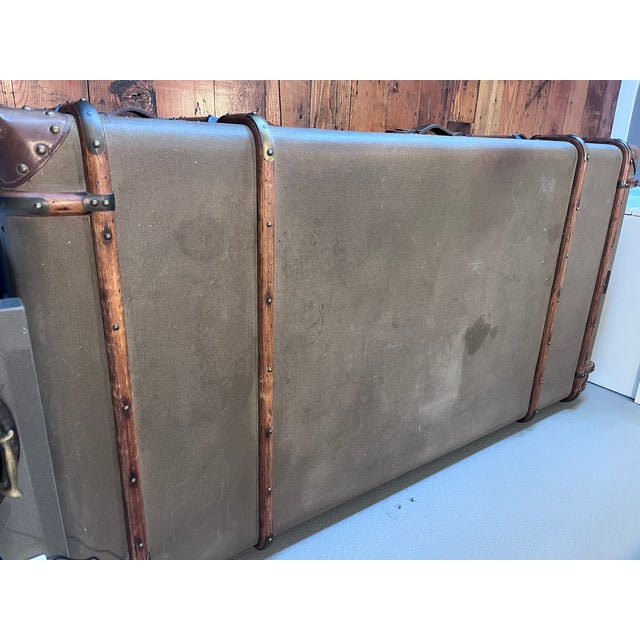 Campaign Restoration Hardware (Rh) Richards Trunk Desk, Designed by Renowned British Designer Timothy Oulton For Sale - Image 3 of 7