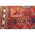 1900 - 1909 1900s Red Vibrant Field Antique Caucasian Tribal Geometric Akstafa Kazak Rug For Sale - Image 5 of 9