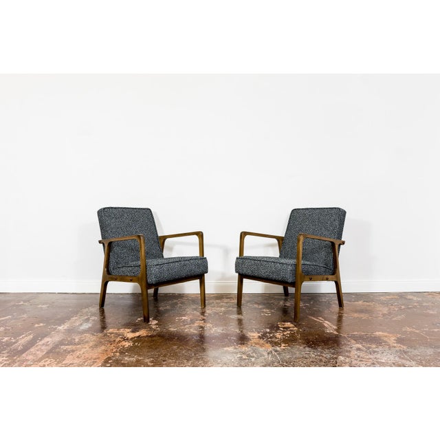 Large Mid-Century Armchair in Black, 1960s For Sale - Image 13 of 15