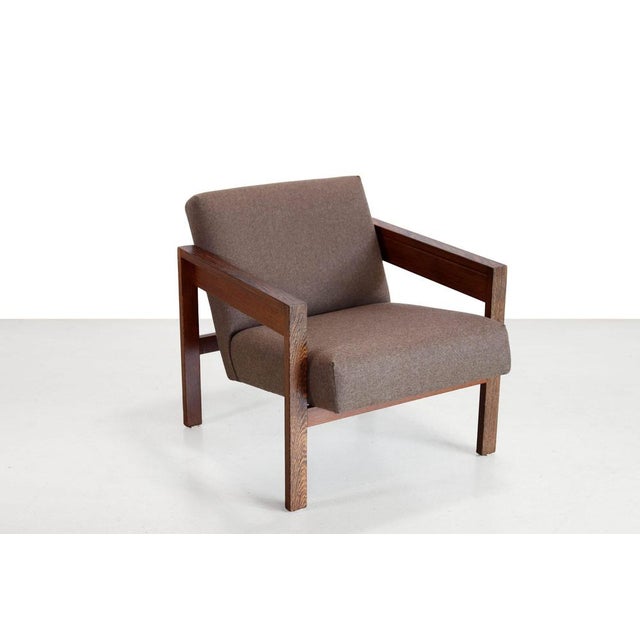 Modernist Wenge Wood Chair by Hein Stolle for T Spectrum, 1960s For Sale - Image 9 of 9