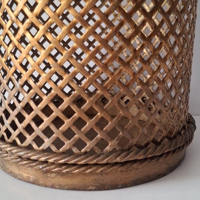 Vintage Hollywood Regency Style Umbrella Stand by Li Puma Florence, 1960s For Sale - Image 12 of 16