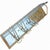 Italian-made coat rack dating back to the 1950s, featuring a brass frame and details, a mirrored surface, and a glass-...