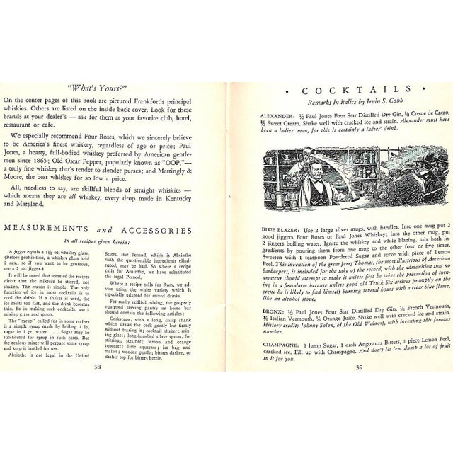 "Irvin S. Cobb's Own Recipe Book" 1934 Cobbs, Irvin S. For Sale In New York - Image 6 of 17