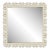Fleur Home Audubon Bamboo Sticks Square Mirror in Delaware Putty, 31.5x31.5 For Sale
