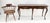 Baker 54" Long 6 Legged Burl Walnut 2 Drawers Cabriole Leg Console Sofa Table For Sale - Image 9 of 15