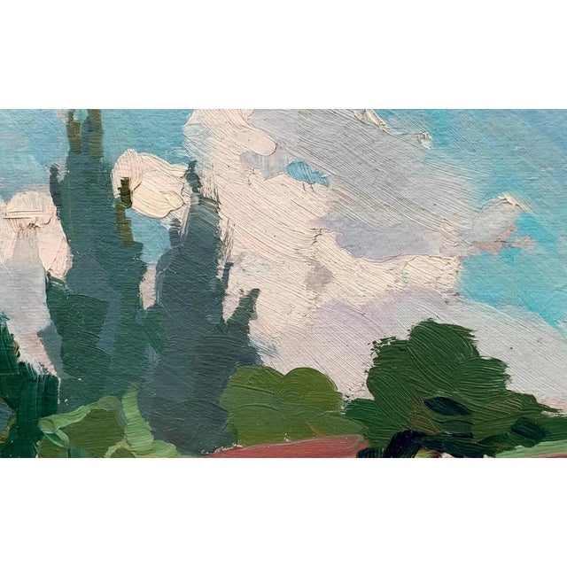 Original Impressionism Oil Painting: Spring Landscape, Ukrainian Artist (1960s) 20-34 For Sale - Image 4 of 6