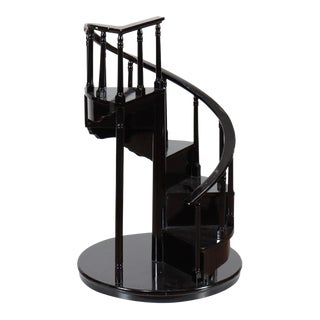 Mid 20th Century Victorian Style Architects Model Spiral Stair for a Bookcase For Sale