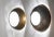 1950s Spanish Round Gilt Metal Wall Sconces - a Pair For Sale - Image 9 of 10