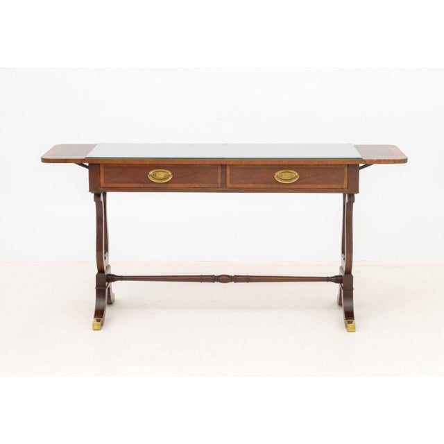 Late 20th Century Baker Furniture Mahogany Sofa Table For Sale - Image 5 of 12