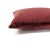 2020s Contemporary Solid Burgundy Red Velvet Lumbar Pillow Cover For Sale - Image 5 of 6