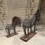 Gray Mid-Century Patinated Iron Lion Sculptures by Curtis Jeré, Usa For Sale - Image 8 of 10