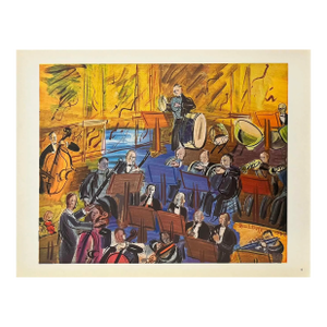 Dufy Colorplate 6 the Orchestra (After)