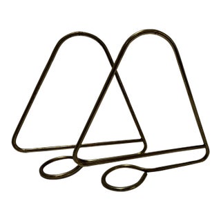 1950s Kajsa & Nils Nisse Strinning String Book Holders Pair Sweden For Sale