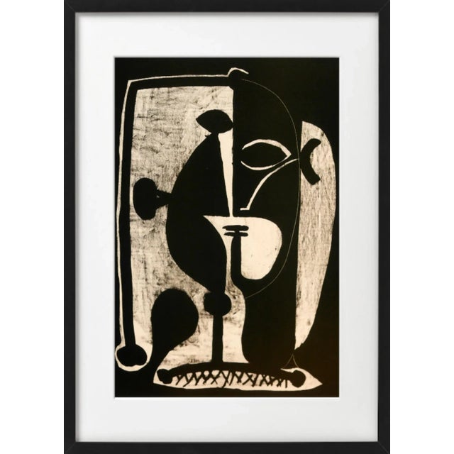 "Picasso and Baudelaire (2)" Framed Black and White Collector Gallery Wall Installation - Originals and Photographs - Set of 7 For Sale - Image 6 of 9