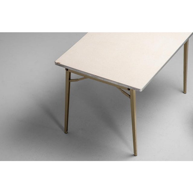 Friso Kramer Revolt Folding Table by Friso Kramer for Ahrend De Cirkel, 1955 For Sale - Image 4 of 18