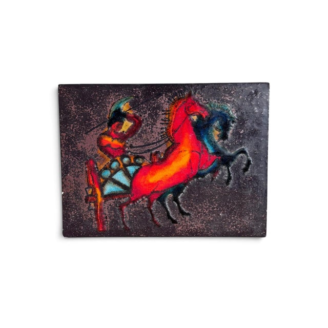 Vintage Ruscha Ceramic Wall Plaque, 1970s For Sale - Image 10 of 10