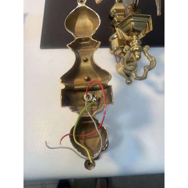 Gold Mid-Century Modern Wall Lamp, 1960s For Sale - Image 8 of 13