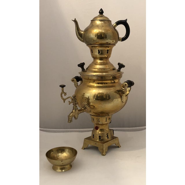 Vintage Brass Samovar Tea Maker, 1960s For Sale - Image 3 of 18