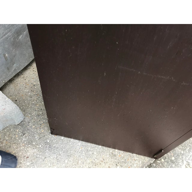 Vintage Brown Cabinet, 1950s For Sale - Image 6 of 11