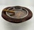 Wood Vintage Spanish Cigar Ashtray in Wood and Crackle Glass For Sale - Image 7 of 12