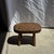 Brown Small Wabi-Sabi Oval Teak Occasional Stool For Sale - Image 8 of 18