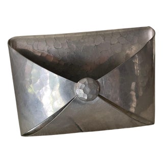 Pewter Letter Holder by Jean Goardere For Sale