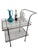 Metal 1970s Chrome and Glass Bar Cart For Sale - Image 7 of 11