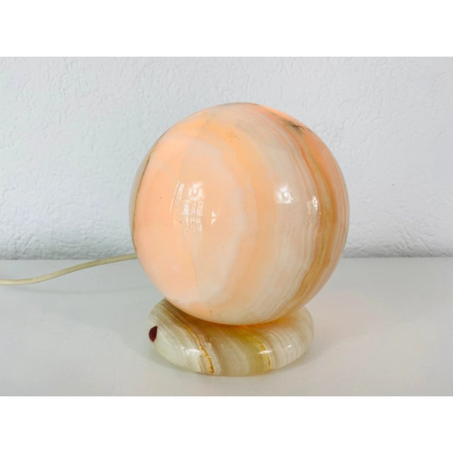 Mid-Century Modern Marble Table Lamp, Italy, 1970s For Sale - Image 6 of 7