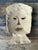 Late 20th Century Vintage Glazed Ceramic Face Mask For Sale - Image 5 of 12