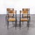 French Black Tapered Leg School Dining Chairs from Mullca, 1950s, Set of 6 For Sale - Image 15 of 17