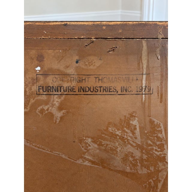 Vintage Thomasville Campaign Nightstand Pair For Sale - Image 12 of 13
