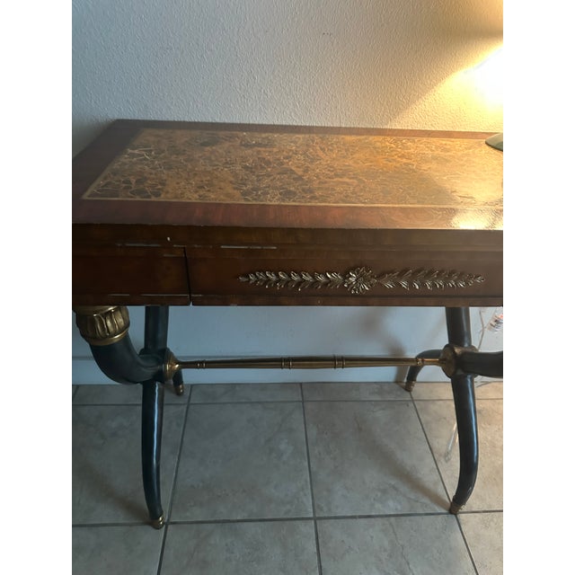 Maitland - Smith Mid 20th Century Maitland-Smith Mid-Century Writing Desk For Sale - Image 4 of 16