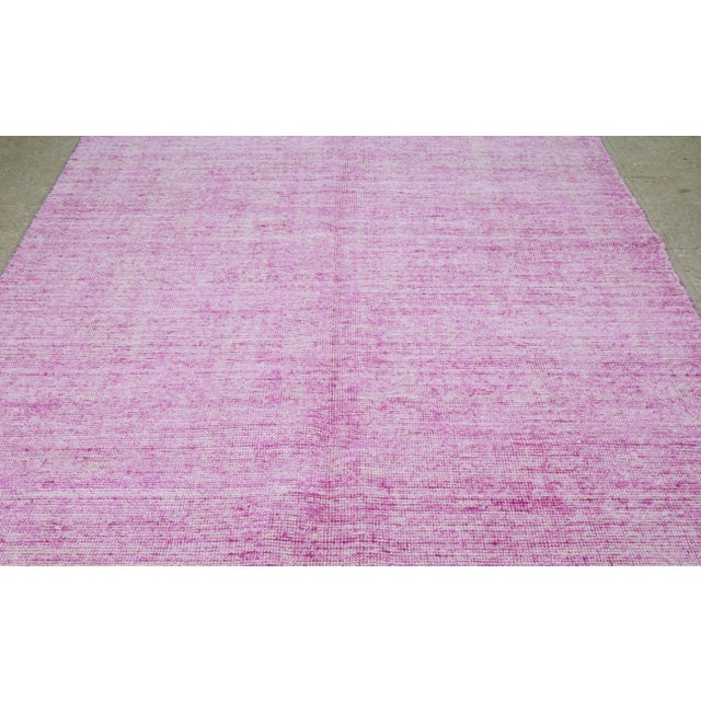 Modern Indian Handloom Wool/Bamboo Rug, 9'x12' For Sale - Image 4 of 6