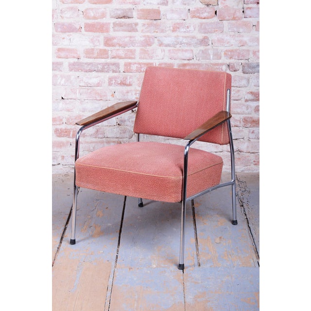 Bauhaus Seating Set in Tubular Chrome-Plated Steel, Czech, 1940s, Set of 3 For Sale - Image 9 of 18