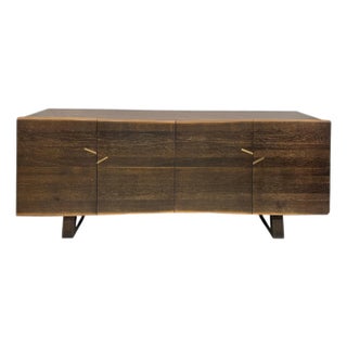 Artisan Made Live Edge Credenza Sideboard For Sale