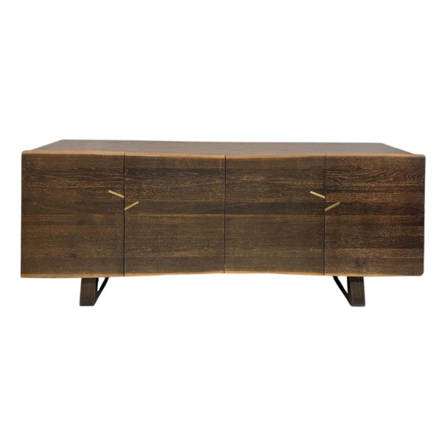 Artisan Made Live Edge Credenza Sideboard For Sale