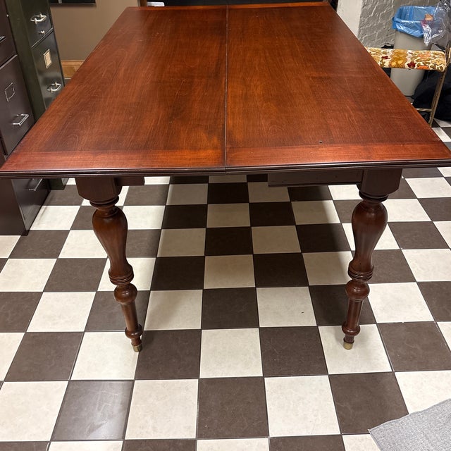 Ethan Allen British Classics Console/Folding Dining Table For Sale - Image 9 of 11