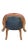 French Vintage French Style Walnut and Upholstered Foot Stool For Sale - Image 3 of 4