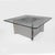 1970s Mid-Century French Modern Steel and Glass Coffee Table in the style of Michel Boyer, 1970s For Sale - Image 5 of 5