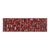 Hand-Knotted Pictorial Fish Runner on Red Ground, 2'8" X 8'0" For Sale