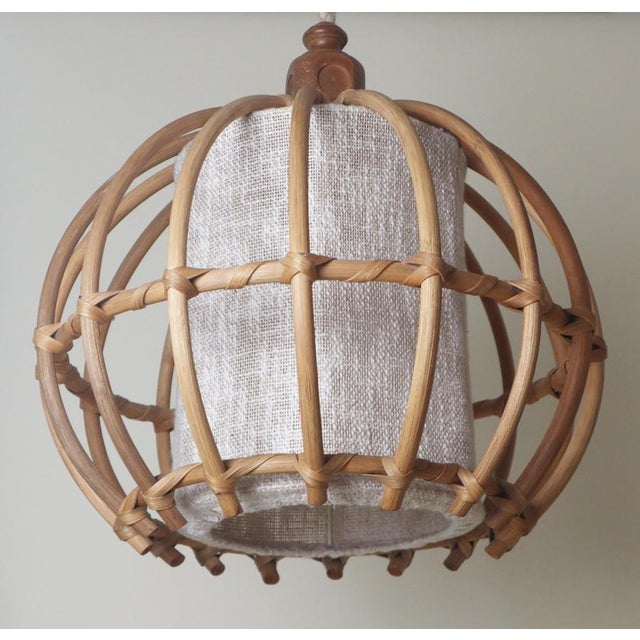 This stunning and rare pendant lamp from the early 1970s is a true gem, showcasing exceptional craftsmanship. We put a lot...