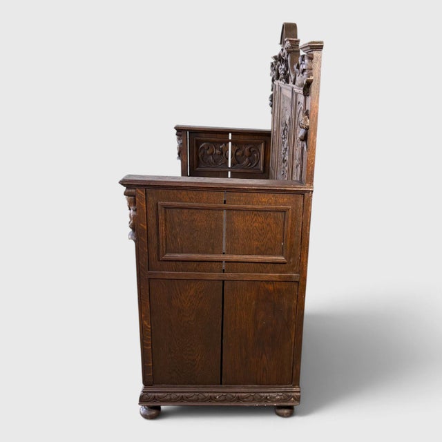 Medieval Style Bench For Sale - Image 4 of 5