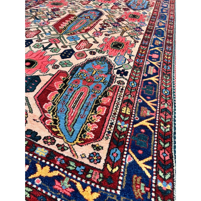 Antique Bakhtiar Rug in Wool, 1890s For Sale - Image 9 of 18