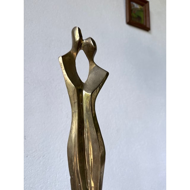 Abstract Bronze Statue of an Odalisque Couple, 1970s For Sale - Image 16 of 18