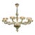 Murano Fontana Green Chandelier For Sale