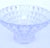 Vintage Geometric Diamond Relief Patterns Crystal Bowl For Sale - Image 4 of 8