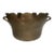 Antique 19th Century French Brass & Copper Round Planter For Sale