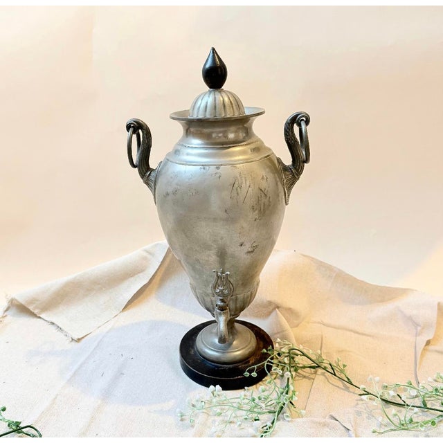 Art Nouveau Samowar in Metal, 1890s For Sale - Image 10 of 10