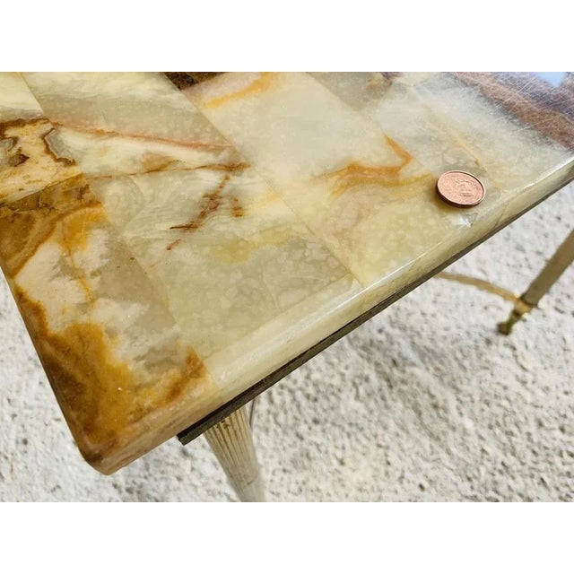 Mid-Century Marble & Onyx Coffee Table, 1960s or 1970s For Sale - Image 6 of 18