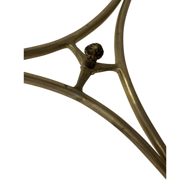 19th Century 19th Century French Brass and Black Marble Gueridon Table For Sale - Image 5 of 18